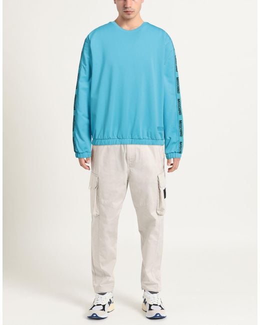 Moschino Blue Sweatshirt for men