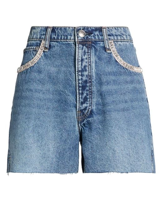 Rag & Bone Blue Denim Shorts