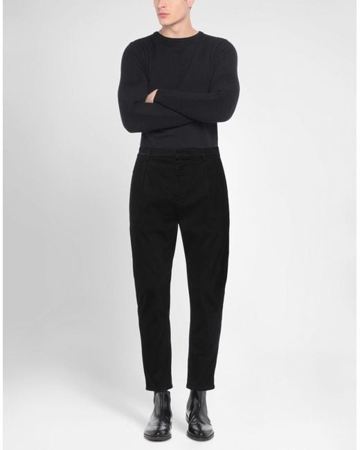 Dondup Black Trouser for men