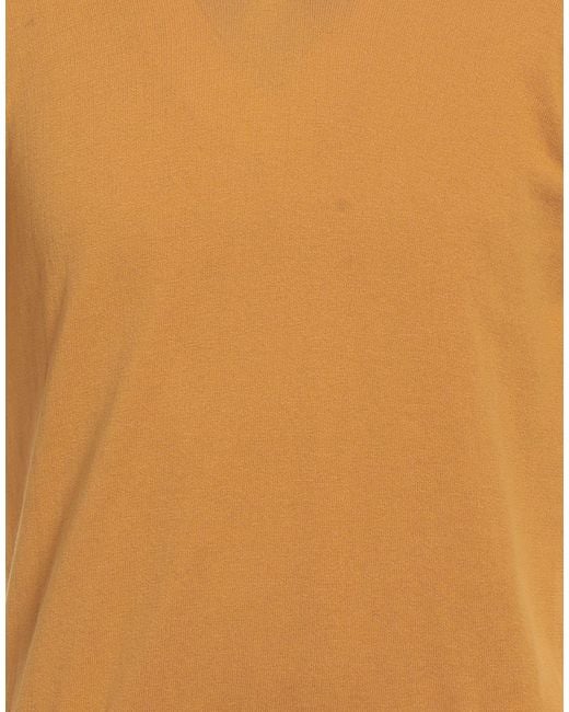 Alpha Studio Orange Sweater Cotton for men