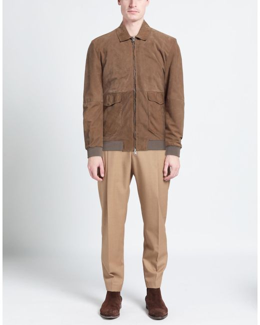DFOUR® Brown Jacket for men