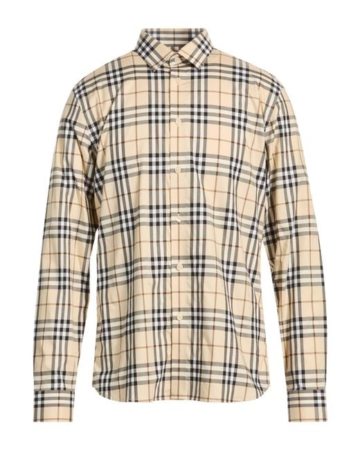 Burberry White Shirt Cotton, Elastane for men