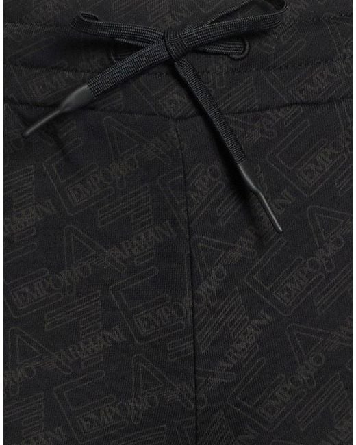 EA7 Black Shorts & Bermuda Shorts
