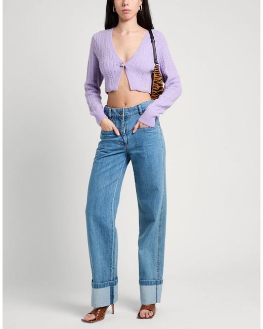 Chiara Ferragni Purple Cardigan