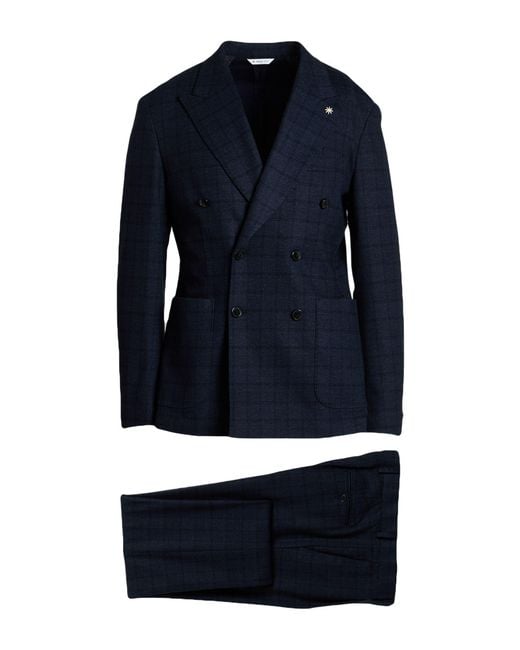Manuel Ritz Blue Suit for men