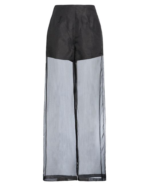 Forte_forte Gray Pants Silk