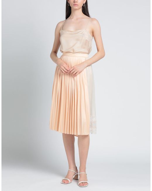 Burberry Natural Midi Skirt