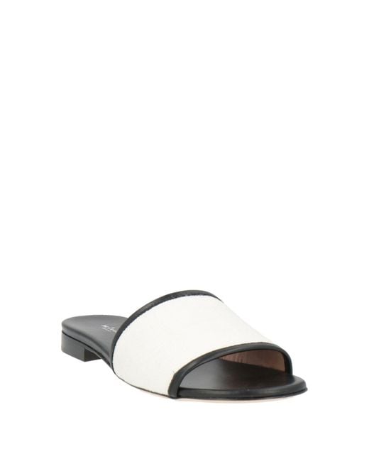 Kiton White Sandals Cotton