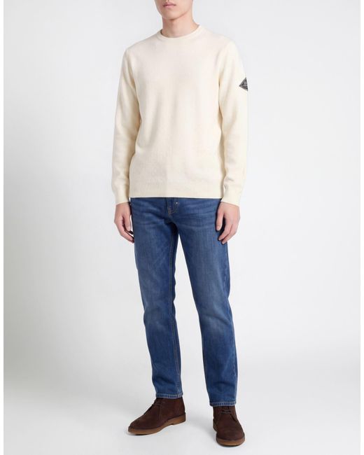 Roy Rogers White Cream Sweater Wool, Viscose, Polyamide, Cashmere for men