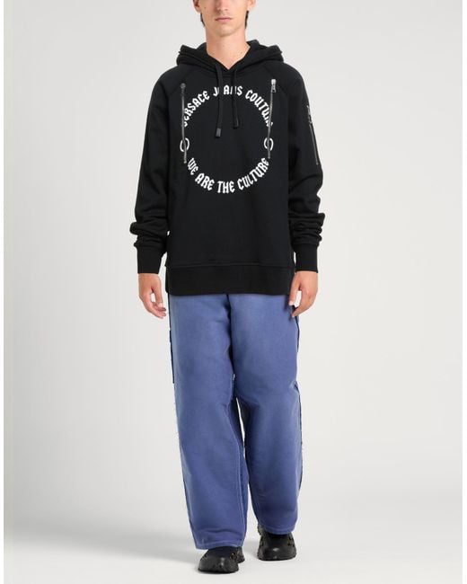 Versace Jeans Couture Black Sweatshirts for men