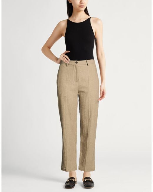 Alysi Natural Crème Military Pants Virgin Wool