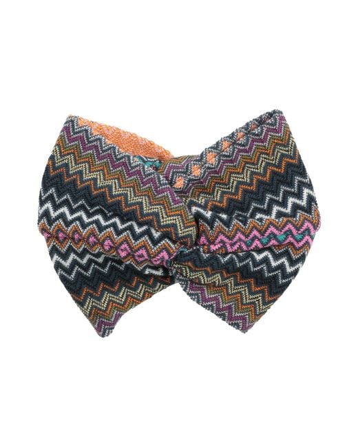 Missoni Gray Midnight Hair Accessory Wool, Acrylic