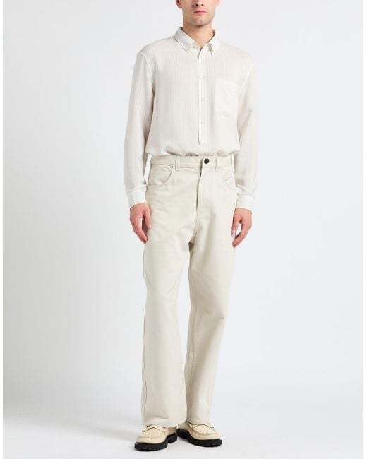 Sofie D'Hoore Gray Light Pants Cotton for men