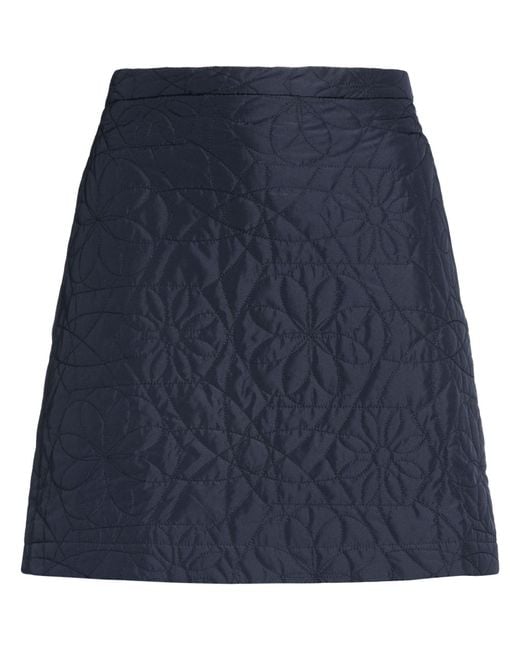 Maison Kitsuné Blue Mini Skirt Polyester