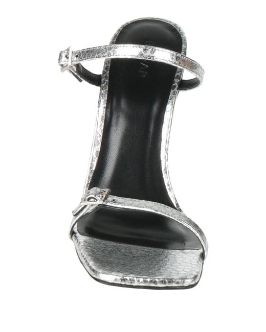 By Far Metallic Sandals