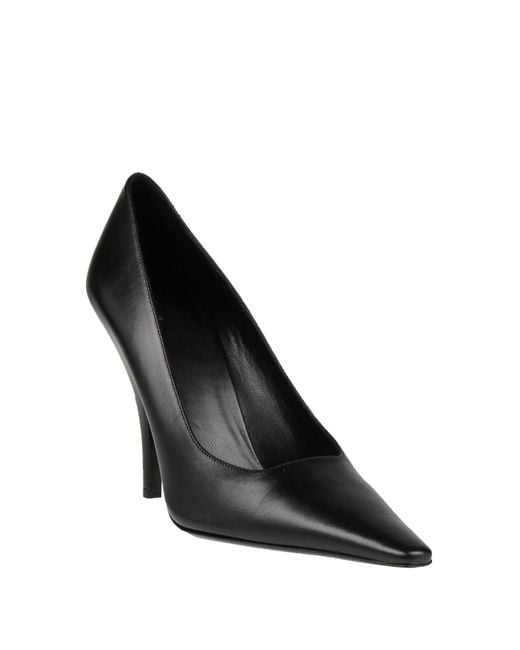 The Row Black Pumps Leather
