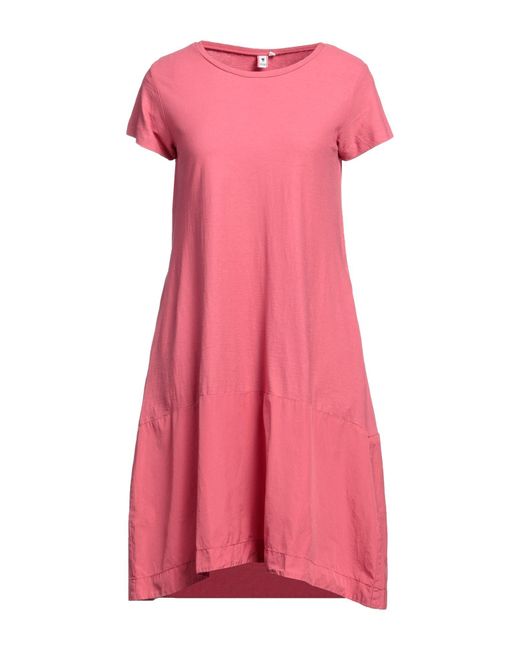 European Culture Pink Mini Dress