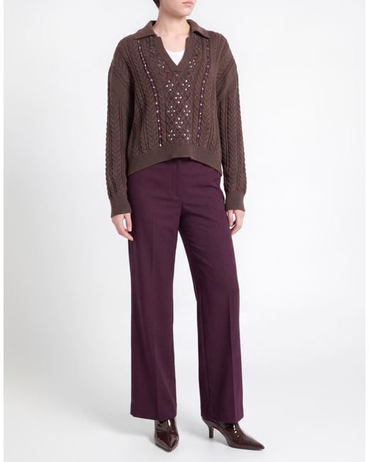 DES_PHEMMES Brown Pullover