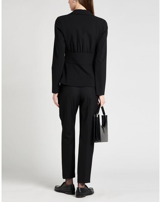 Alberta Ferretti Black Blazer Polyester, Wool, Elastane