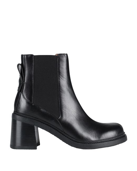 See By Chloé Black Ankle Boots
