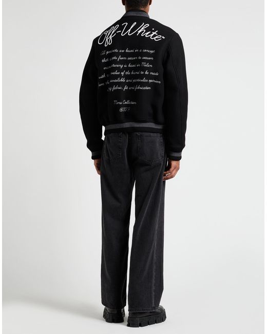 Off-White c/o Virgil Abloh Black Jacket for men