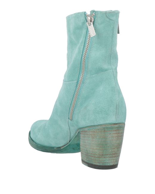 Rocco P Green Ankle Boots