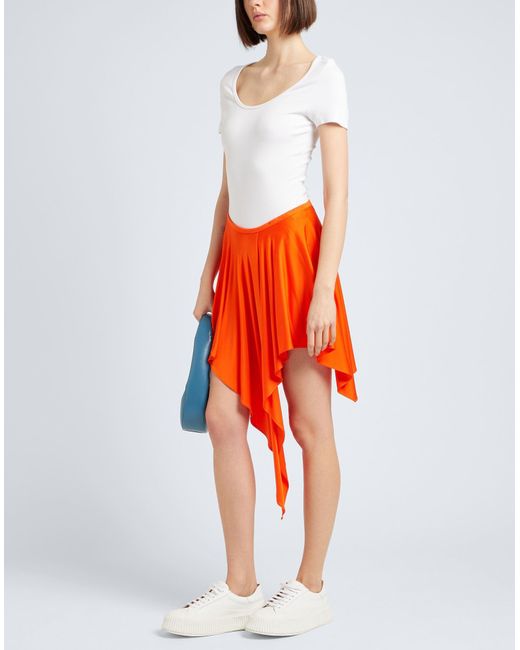 Stella McCartney Orange Mini Skirts