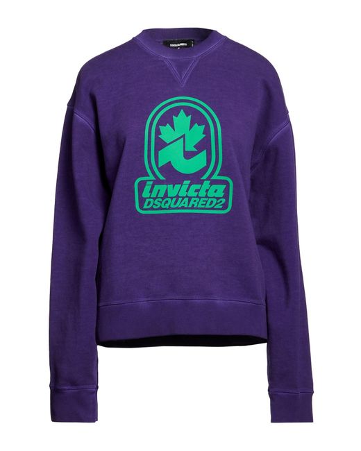 INVICTA x DSQUARED2 Blue Sweatshirt Cotton