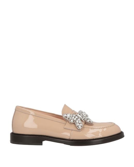 Agl Attilio Giusti Leombruni Natural Blush Loafers Leather
