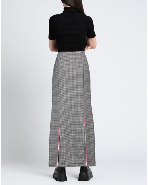 Thom Browne Gray Maxi Skirt