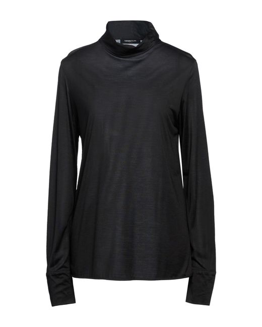 Fabiana Filippi Black T-Shirt Silk