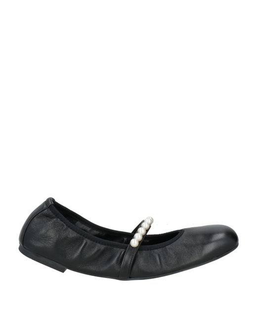 Stuart Weitzman Black Ballet Flats