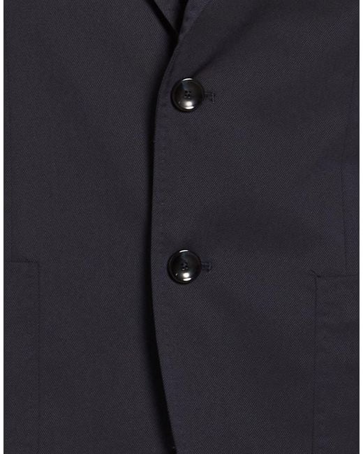 Sartoria Latorre Blue Blazer Polyester, Virgin Wool, Elastane for men