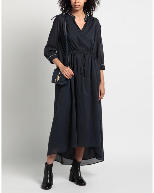Peserico Blue Midi Dress