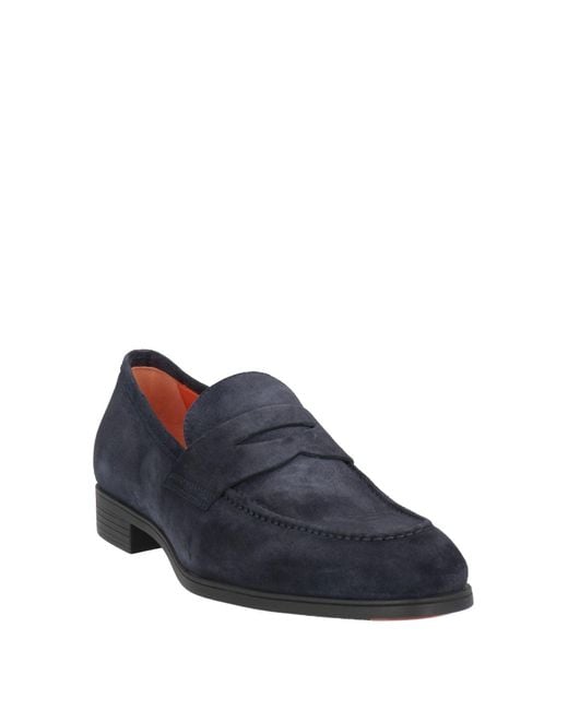 Santoni Blue Loafer for men