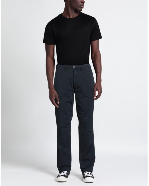 MARCIANO BY GUESS Blue Midnight Pants Cotton, Elastane for men