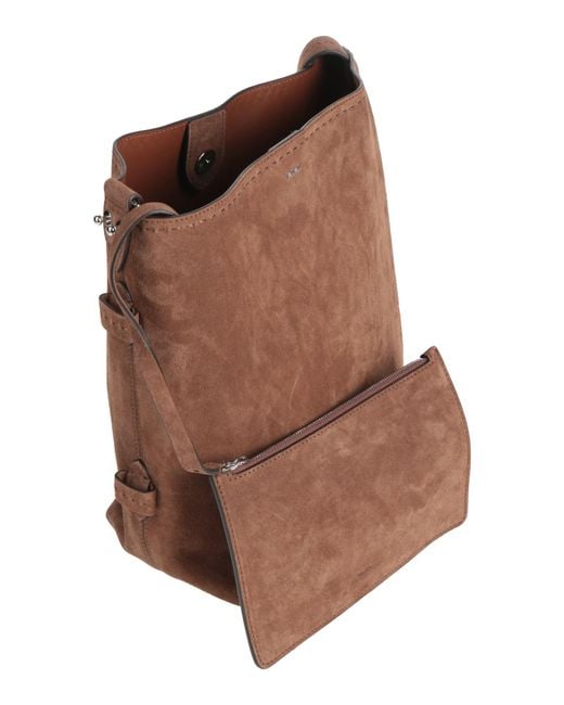 Max Mara Brown Cross-Body Bag Leather