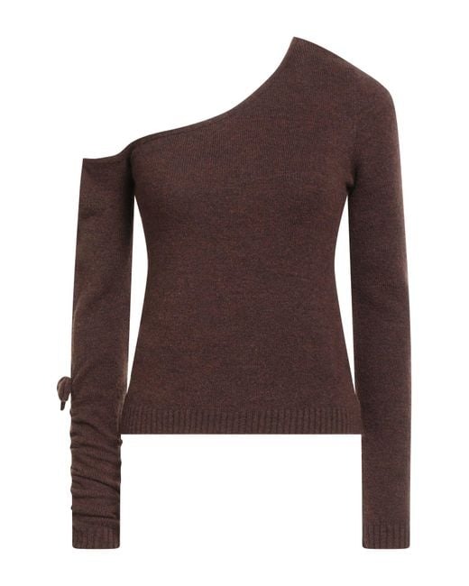 Haveone Brown Sweater Acrylic, Polyamide, Polyester, Wool, Viscose