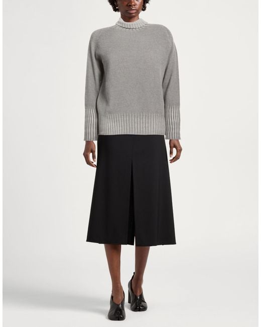 Drumohr Gray Turtleneck Cashmere