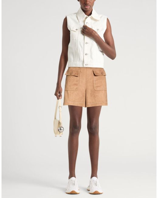 Boutique Moschino Natural Shorts & Bermuda Shorts Polyester, Rubber
