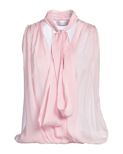 Blumarine Pink Top Silk