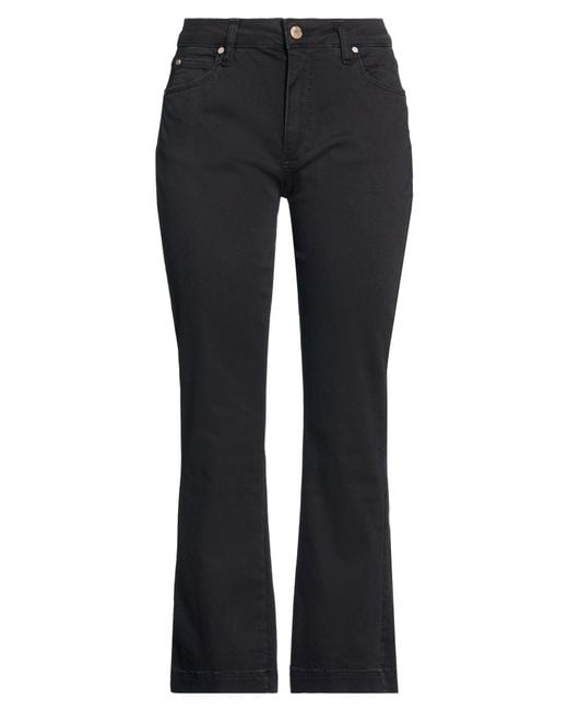 Please Black Jeans Cotton, Polyester, Viscose, Elastane
