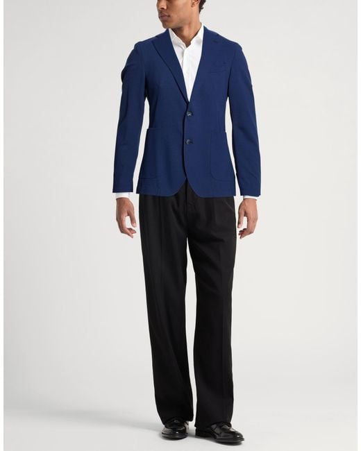 Manuel Ritz Blue Blazers for men