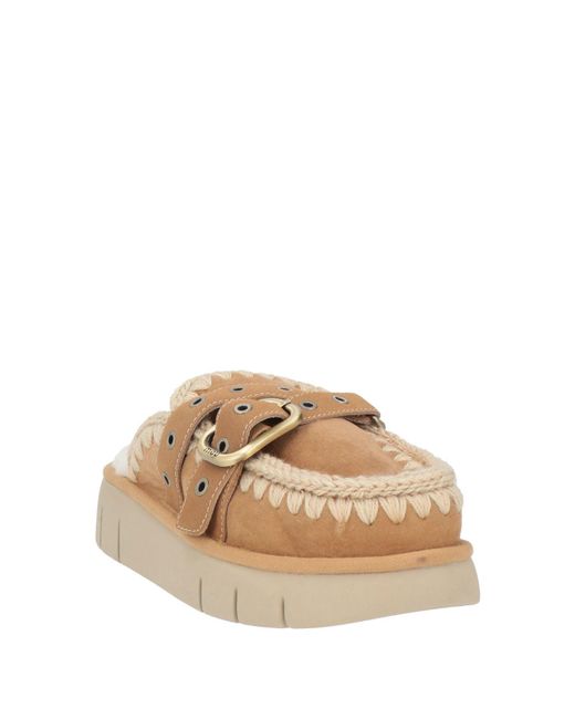 Mou Natural Mules & Clogs