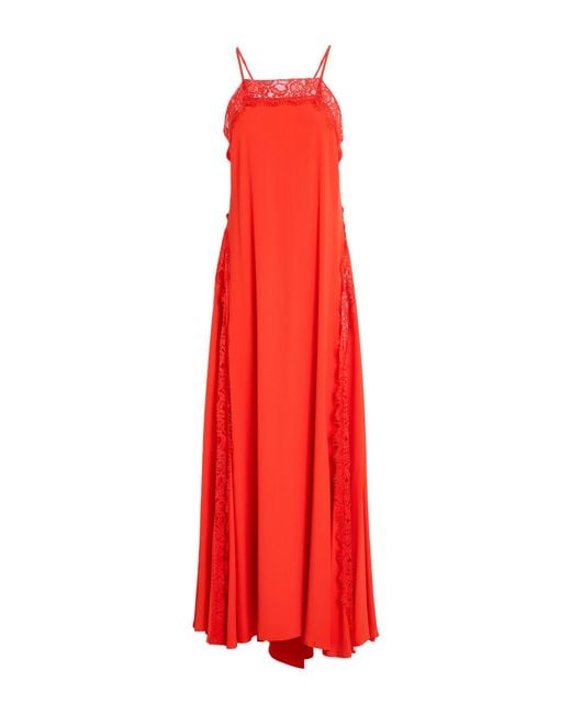 Erika Cavallini Semi Couture Red Maxi Dresses