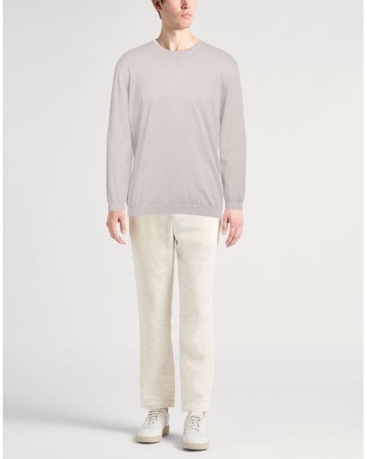 Roberto Collina White Sea Island Sweater Cotton for men