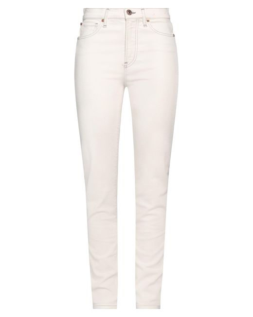 3x1 White Ivory Pants Cotton, Elastane