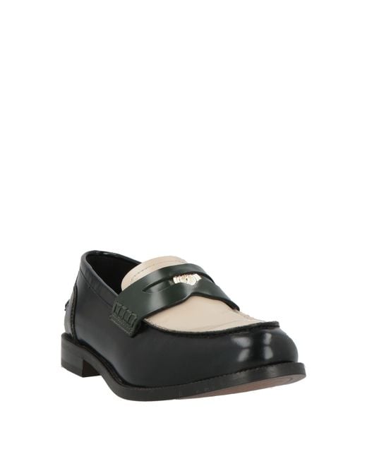 CafeNoir Black Loafers Leather