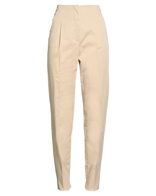 Max Mara Natural Pants Cotton, Silk, Elastane
