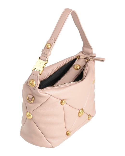 La Carrie Pink Antique Rose Handbag Polyurethane